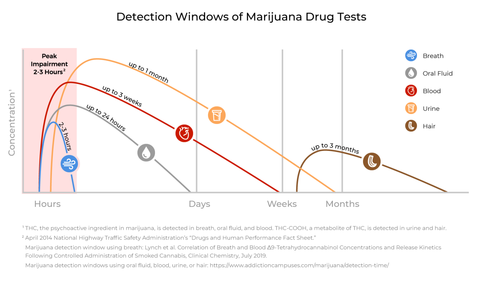 Drug Detection Times For Marijuana Depend On The Test | Hound Labs